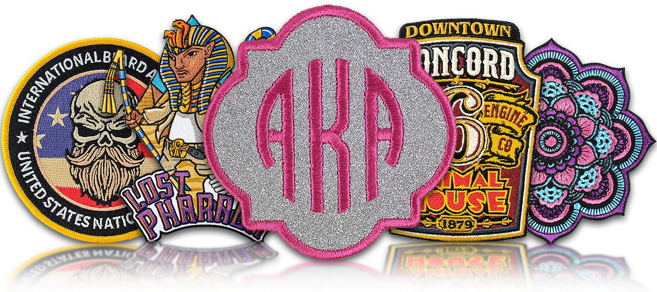 Embroidered Patches - Blue Moon Lit Leathers