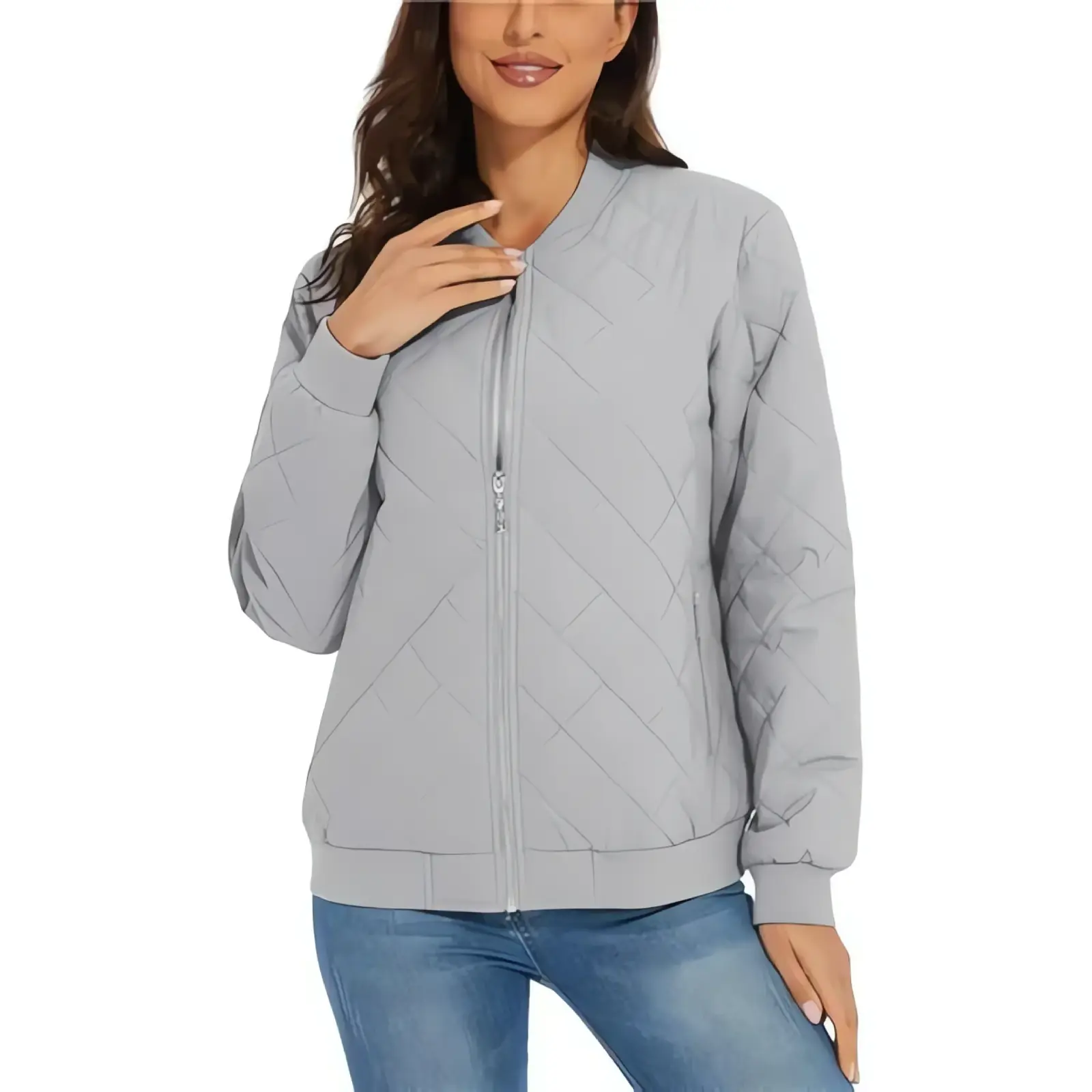 Women's Casual Bomber Jackets - Image 3